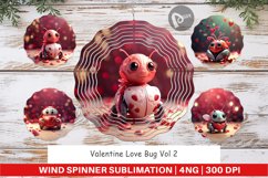 Wind Spinner Valentine Love Bug Product Image 1