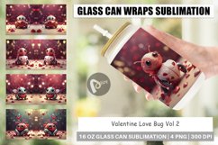 Glass Can Wraps Valentine Love Bug Product Image 1