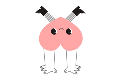 Valentines Day Heart Characters Clipart Product Image 12