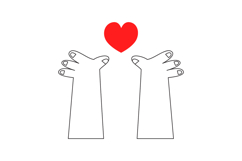 Valentines Day Heart Characters Clipart Product Image 21