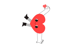 Valentines Day Heart Characters Clipart Product Image 4