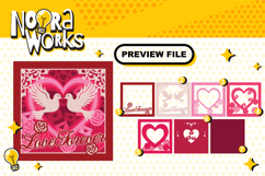 Valentine love forever Shadow Box Product Image 2