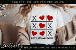 Valentines Day SVG Cut File Love Wins SVG PNG Couple T-shirt Product Image 2