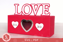 LOVE Treat Box SVG and PDF Templates Product Image 1