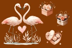 Valentines Day clipart|Cute animals clipart Product Image 3