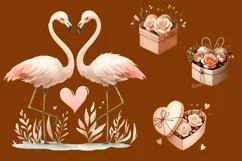Valentines Day clipart|Cute animals clipart Product Image 3