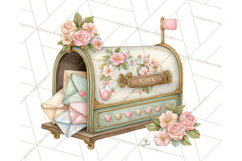 Romantic Valentine Letters &amp; Mail PNG Cute Stationery Product Image 5