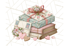 Romantic Valentine Letters &amp; Mail PNG Cute Stationery Product Image 2