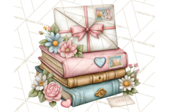 Romantic Valentine Letters &amp; Mail PNG Cute Stationery Product Image 5