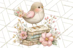 Whimsical Valentine Mail Clipart PNG Floral Letters Product Image 4
