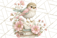 Whimsical Valentine Mail Clipart PNG Floral Letters Product Image 5