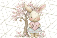 Whimsical Valentine Mail Clipart PNG Floral Letters Product Image 4