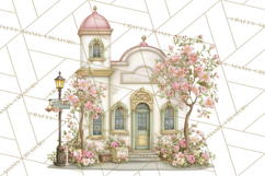 Whimsical Valentine Mail Clipart PNG Floral Letters Product Image 5