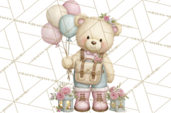 Whimsical Valentine Mail Clipart PNG Floral Letters Product Image 2