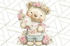 Whimsical Valentine Mail Clipart PNG Floral Letters Product Image 4