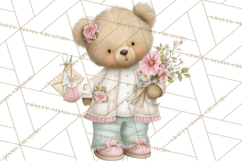 Whimsical Valentine Mail Clipart PNG Floral Letters Product Image 5