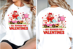 Valentine Mail Truck PNG, All Booked for Valentines Product Image 2
