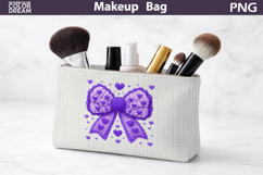 Makeup Bag Sublimation | Bow Sublimation Product Image 1