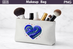 Makeup Bag Sublimation | Valentine Heart Sublimation Product Image 1