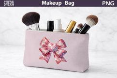 Makeup Bag Sublimation | Sequins Bow Sublimation Product Image 1