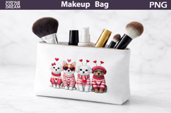 Makeup Bag Sublimation | Dogs Heart Sublimation Product Image 1