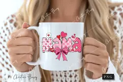 Valentine Mama Coquette PNG, Valentines Day PNG Product Image 2