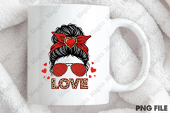 Valentine Messy Bun Png Product Image 4