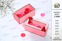 Valentine&#039;s Day Mini Boxes Bundle Laser Cut. Candy Box SVG Product Image 2