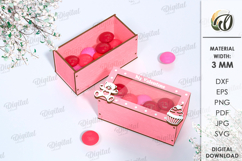 Valentine&#039;s Day Mini Box Laser Cut. Candy Box SVG Product Image 1
