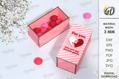 Valentine&#039;s Day Mini Boxes Bundle Laser Cut. Candy Box SVG Product Image 9