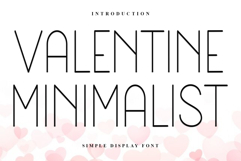 Valentine Minimalist Product Image 1