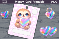 Birthday Money Card | Valentine Money Card Holder PNG Product Image 1