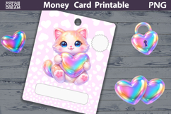 Birthday Money Card | Valentine Money Card Holder PNG Product Image 1