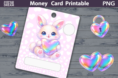 Birthday Money Card | Valentine Money Card Holder PNG Product Image 1