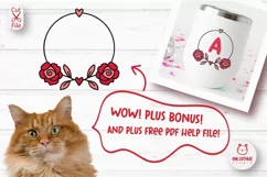 Valentine Monogram Bonus SVG Cut File