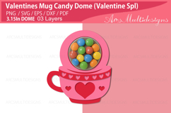 Valentines Mug candy dome Product Image 2