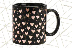 Valentine Coffee Mugs Clipart Cute Cozy & Glam Hot Drink PNG Product Image 3