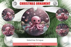 Christmas Ornaments Valentine Octopus Product Image 1