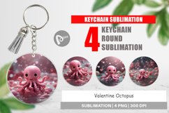 Keychain Valentine Octopus Product Image 1