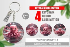 Keychain Valentine Octopus Product Image 1