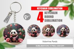 Keychain Valentine Panda Product Image 1