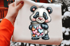 Valentine Panda Clipart Product Image 2