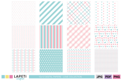 Cute Valentine backgrounds featuring hearts and XOXO designs