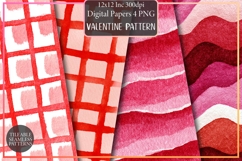 Valentine Pattern Hand Drawn Heart Paper Product Image 1