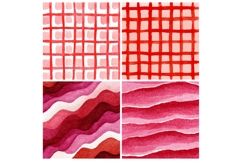 Valentine Pattern Hand Drawn Heart Paper Product Image 2