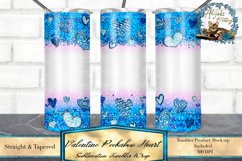 This is a blue glitter heart peekaboo design for 20oz sublimation tumblers. It can also be resized. Featuring a blue glitter and peekaboo hearts.