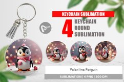 Keychain Valentine Penguin Product Image 1