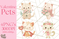 Cute Valentine Animals, Kids Valentine Pets, Adorable Pet Product Image 1