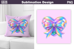 Valentine Pillow Design | Iridescent Valentine Sublimation Product Image 1