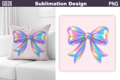 Valentine Pillow Design | Iridescent Valentine Sublimation Product Image 1